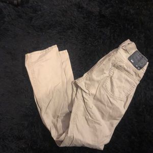 Levi’s 514 Classic straight-fit jeans men 30x32 tan jeans white tab black label